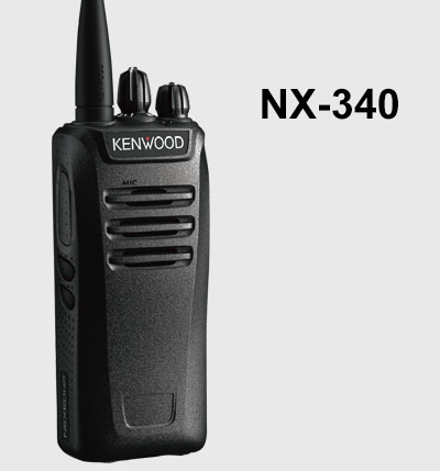 NX-340相当于两部对讲机：一台模拟对讲，一台数字对讲机。在模拟区域使用12.5kHz/25kHz模拟信道，在数字区域使用6.25kHz/12.5kHz
NXDN® 数字信道(仅限于ver02)。